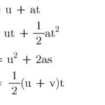 Equations Of Motion Worked Examples