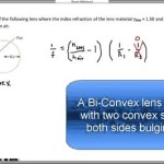 Plano Convex Lens Equation