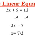 Simple Linear Equations In One Variable Problems