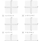 8th Grade Graphing Equations Worksheets