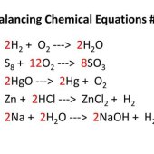 Balance Chemical Equations Worked Solutions
