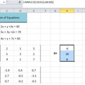 Can You Solve Simultaneous Equations In Excel