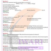 Chemical Reactions And Equations Class 10 Questions Answers Ncert