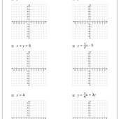 Easy Graphing Linear Equations Worksheet