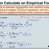 Find Empirical Formula From Equation