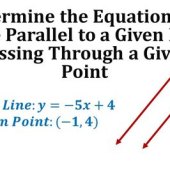Find The Equation Of A Line That Is Parallel To Calculator