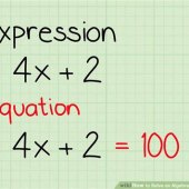 How To Do Expressions And Equations