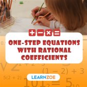 How To Do One Step Equations With Rational Coefficients