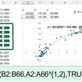 How To Fit A Quadratic Equation In Excel
