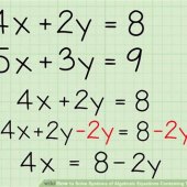 How To Solve 2 Variable Equations
