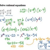 How To Solve Rational Equations Math Is Fun