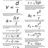 Mcat Physics Equations