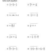 Multi Step Equations Worksheet Answers