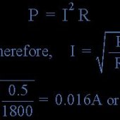 Power Through Resistor Equation
