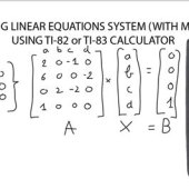 Solution Of Matrix Equation Calculator