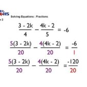 Solve Linear Equations Fractions Calculator
