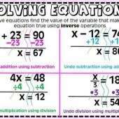 Solve One Step Addition And Subtraction Equations Calculator
