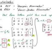 Solve System Linear Equations Using Gauss Jordan Elimination Method