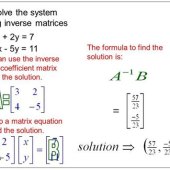 Solve The System Of Equations By Using Inverse Matrix Methods