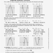 Solving Quadratic Equations By Graphing Worksheet Answers 4 2