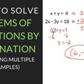 Solving Systems Of Equations By Elimination Calculator Addition And Subtraction