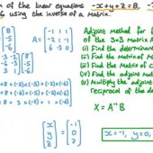 Solving Systems Of Three Equations Using Matrices
