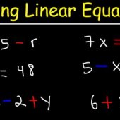 Steps In Solving Linear Equations