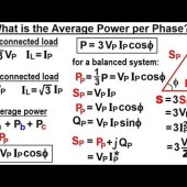 Three Phase Power Equations