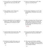 Writing Equations From Word Problems Answer Key