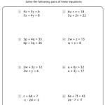 1 3 Linear Equations In Two Variables Worksheet Answers