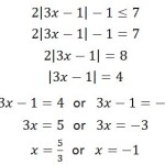 Absolute Value Equations And Inequalities Quizlet