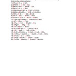 Balancing Equations Answer Key Chemistry About Com