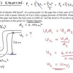 Bernoulli S Energy Equation Sample Problems