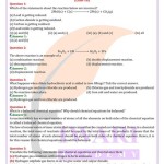 Chemical Reactions And Equations Class 10 Questions Answers In Hindi