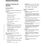 Chemical Reactions And Equations Worksheet Mcgraw Hill