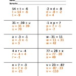 Csi Algebra Solving Equations Pdf Answer Key