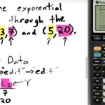 Find Exponential Equation From Points Calculator