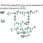 Find The Equation Of Circle With Radius 7 And Center At Origin