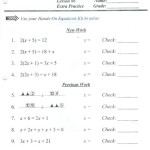 Hands On Equations Lesson 1 Extra Practice Answer Key