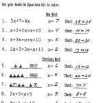 Hands On Equations Worksheets Lesson 3
