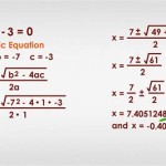 How To Find X Value In Quadratic Equation