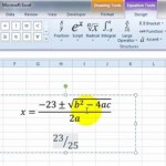 How To Make Math Equations In Excel