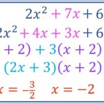 How To Solve A Quadratic Equation With Leading Coefficient Greater Than 1
