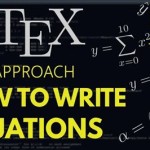 How To Write A Math Equation In Latex