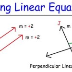 How To Write Parallel And Perpendicular Line Equations