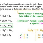 Hydrogen Peroxide Decomposition Half Equation