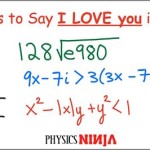 I Love You Math Equation 128