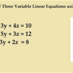Linear Systems Of Equations Capstone Calculator