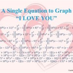 Math Equation That Spells Out I Love You