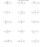Math Equations For 7th Graders